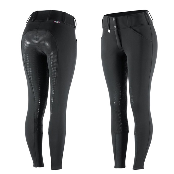 Horze Ladies’ Grand Prix Full-Seat Breech in Thermo Soft Shell - Picture 2 of 16